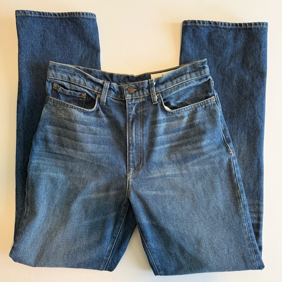Imogene + Willie Isabelle Adler High-Rise Straight Leg Jeans size 30